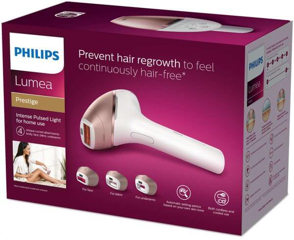 Philips Lumea Prestige BRI956/00 IPL Hair Removal Device For Body, Face, Bikini and Underarms - Image 2