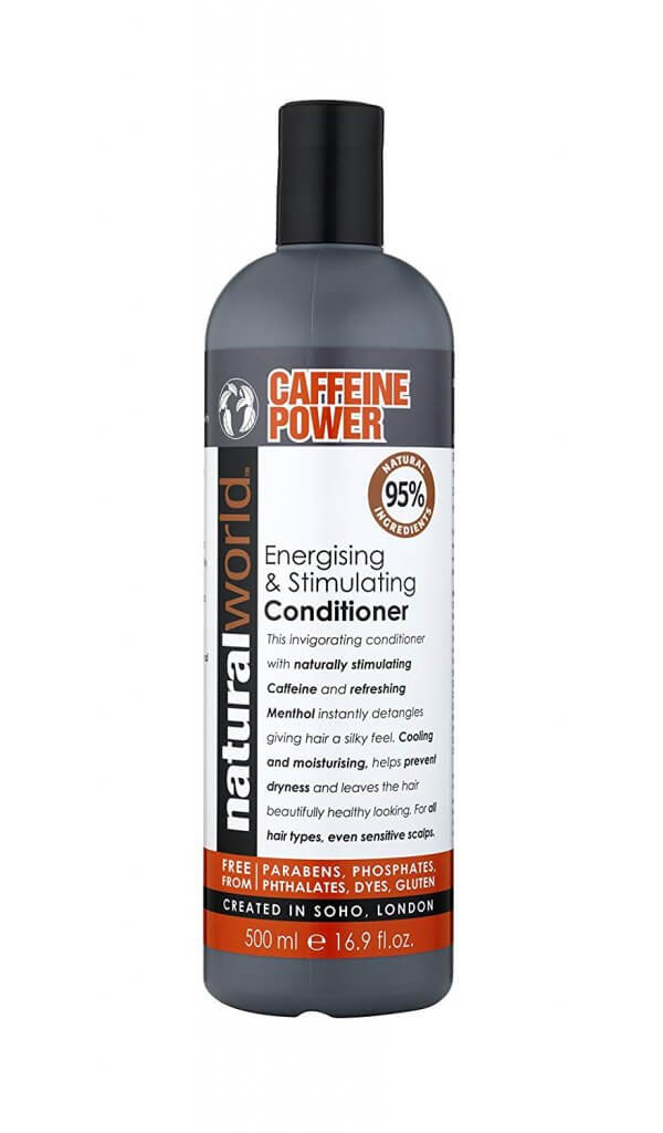 Natural World Caffeine Power Energizing and Stimulating Hair Conditioner 500ml