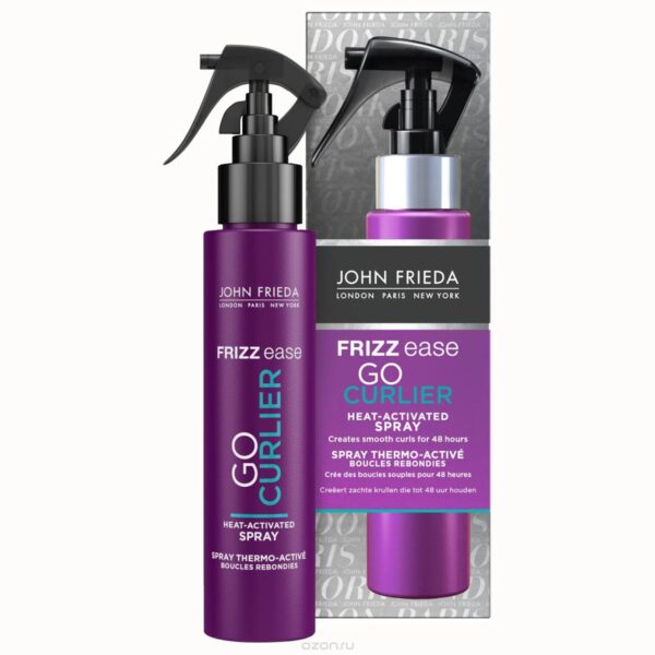 John Frieda Frizz Ease Go Curlier Heat Activated Spray 100 ml