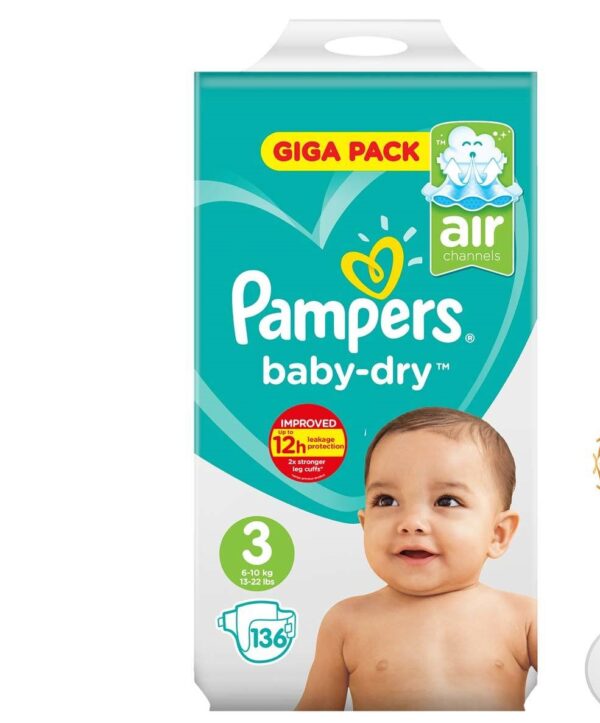 Pampers Baby Size 3 136 giga pack 6 - 10kg