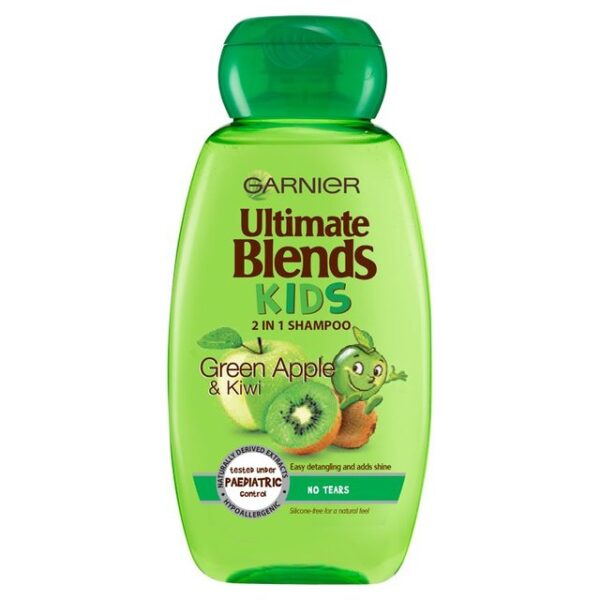 Garnier Ultimate Blends 2-in-1 Kids Apple and Kiwi Shampoo 250ml