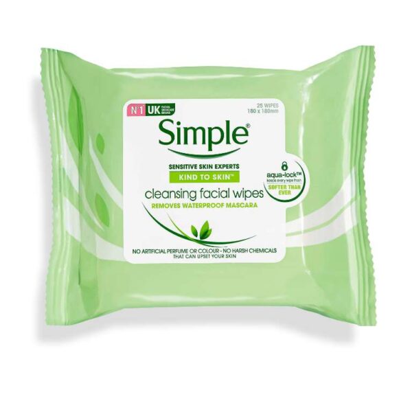 Simple Cleansing Facial 25 wipes