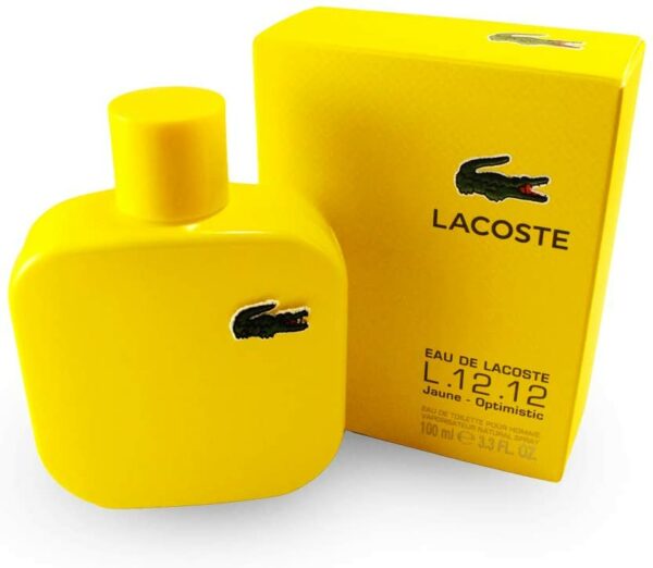 Lacoste Yellow Eau de L.12.12 Edt 100ml - Image 2