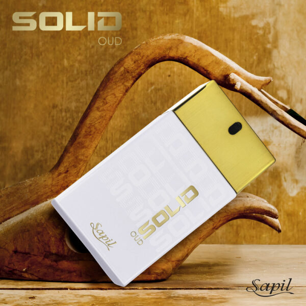 Sapil Solid Oud For Men Edt 100ml - Image 5