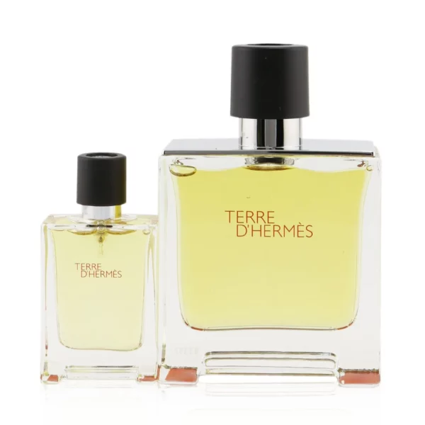 Terre D'Hermes Pure Parfum Coffret: Pure Parfum Spray 75ml + Pure Parfum Spray 12.5ml - Image 3