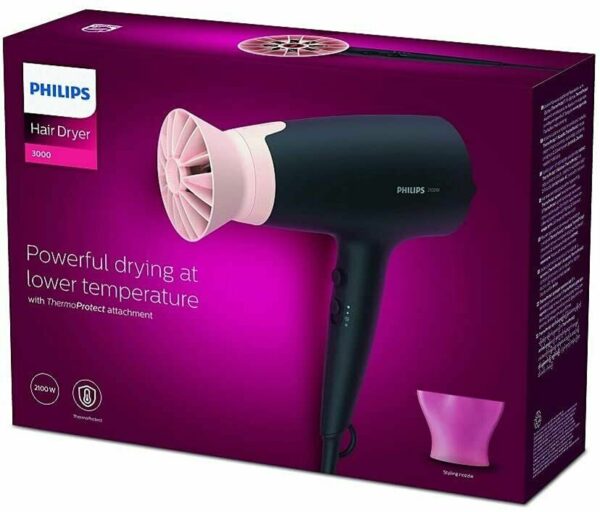 Philips Hair Dryer 3000 Series BHD350/10 - 2100W - 1 Year Warranty