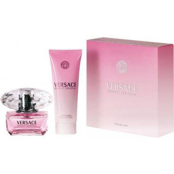 Versace Bright Crystal Gift Set 50ml EDT + 100ml Lotion - Image 2